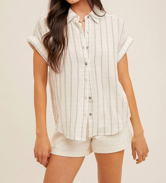 Hem & Thread - Stripe Button Down