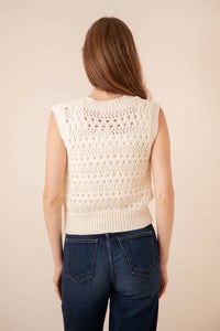 Elan - Costa Open Knit Vest