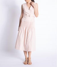 Karina Grimaldi - Raven Linen Midi Dress