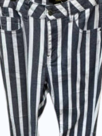 L&B Women's Bell Bottom Pant in stripe denim - women's pants - view 4