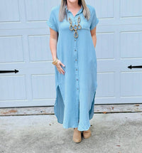 BluIvy The Willa Dress in light blue - women's dress - view 5