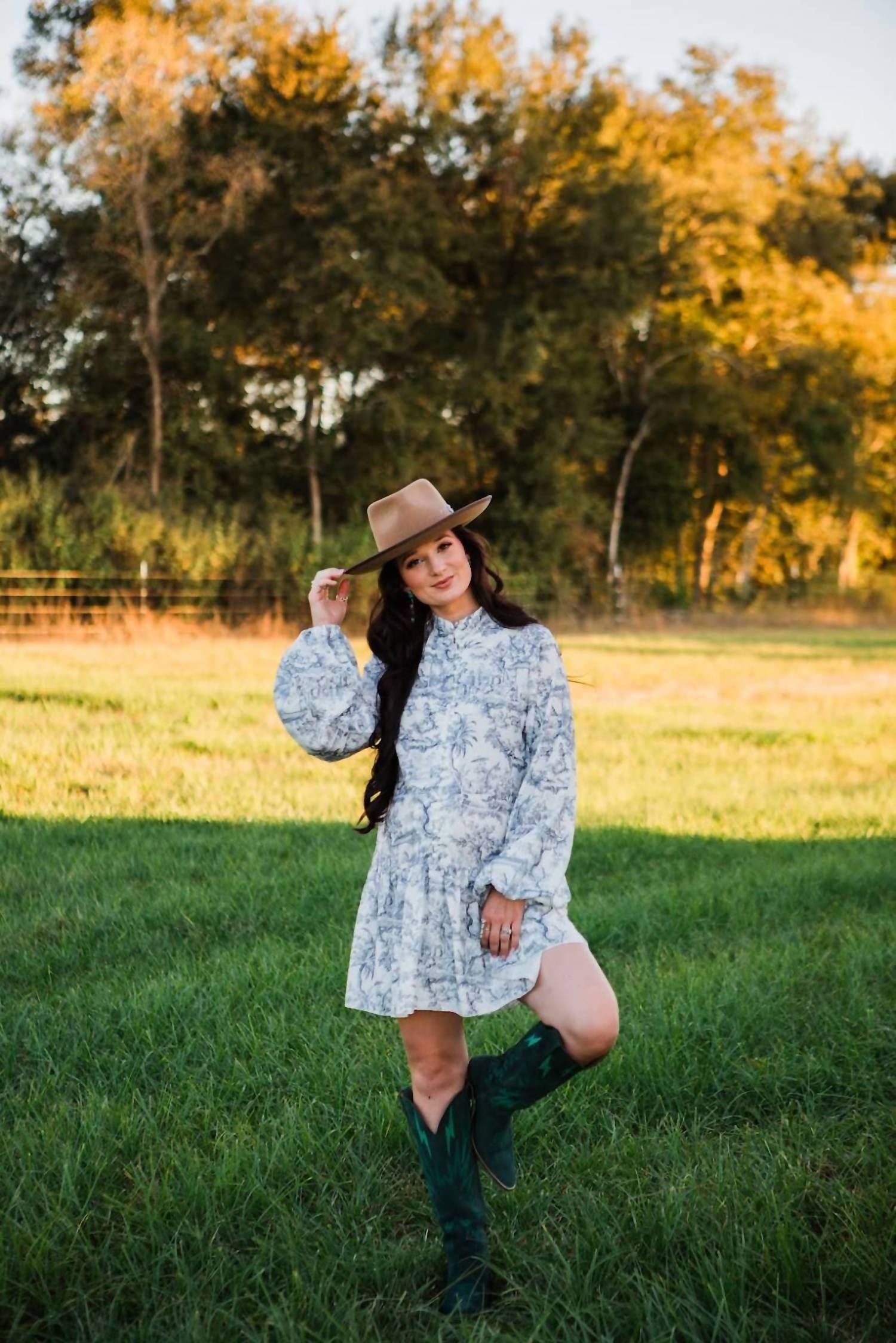 Hiddenbrand O'malley Lace-up Dress in grey - women's dress - alternate view