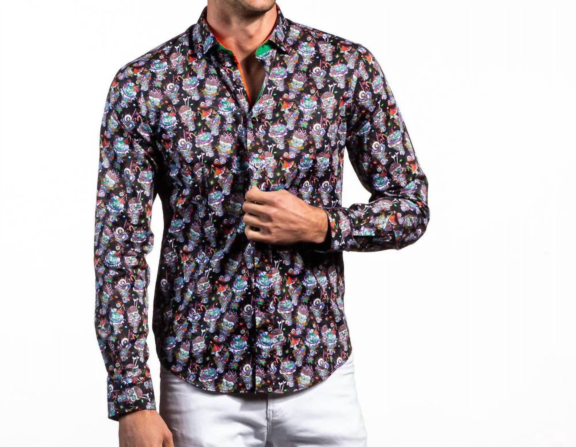 Eight X - Neon Fiesta Button Down Shirt
