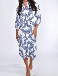Emily Phillips - Cotton Girlfriend midi Dress