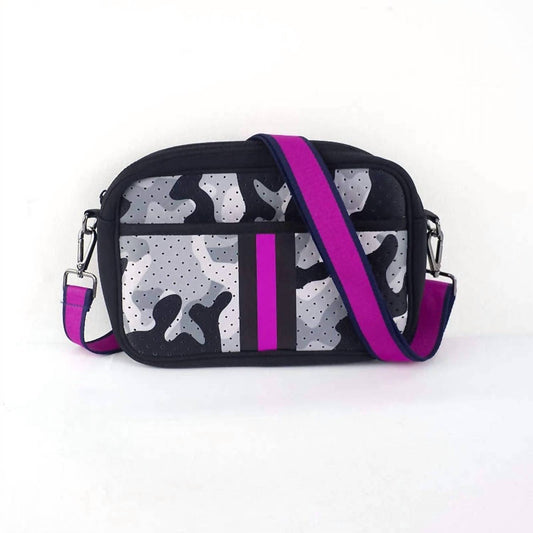 Beauty Stash - Women's Neoprene Camo Crossbody Bag