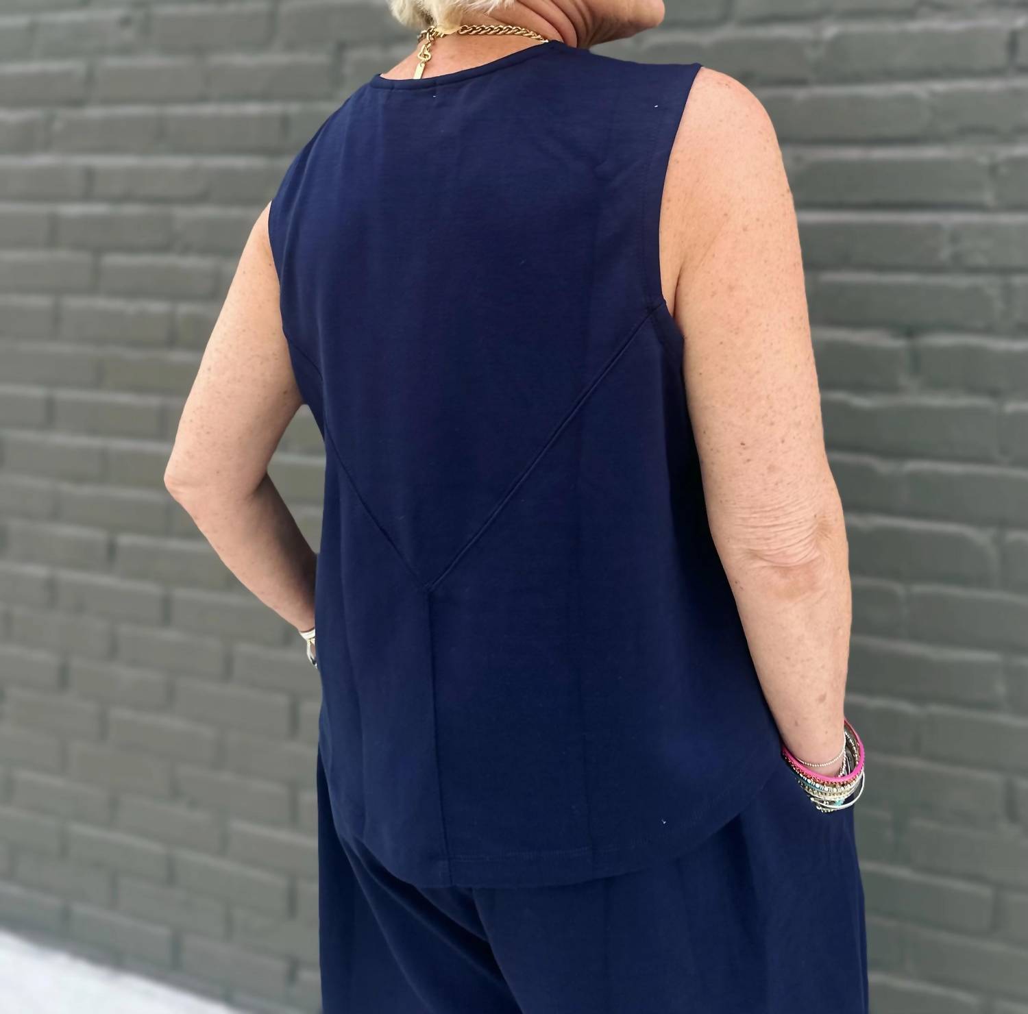 See And Be Seen - Dani Sleeveless Top And Straight Pants Set