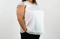 Andree By Unit - Short Sleeve Ruffle Top - Plus