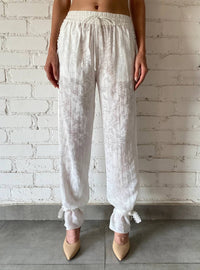 Hemant & Nandita - Lace Straight Pant