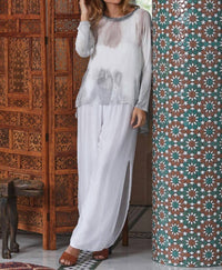 Scandal Italy - Feeling Free Silk Flowy Pants