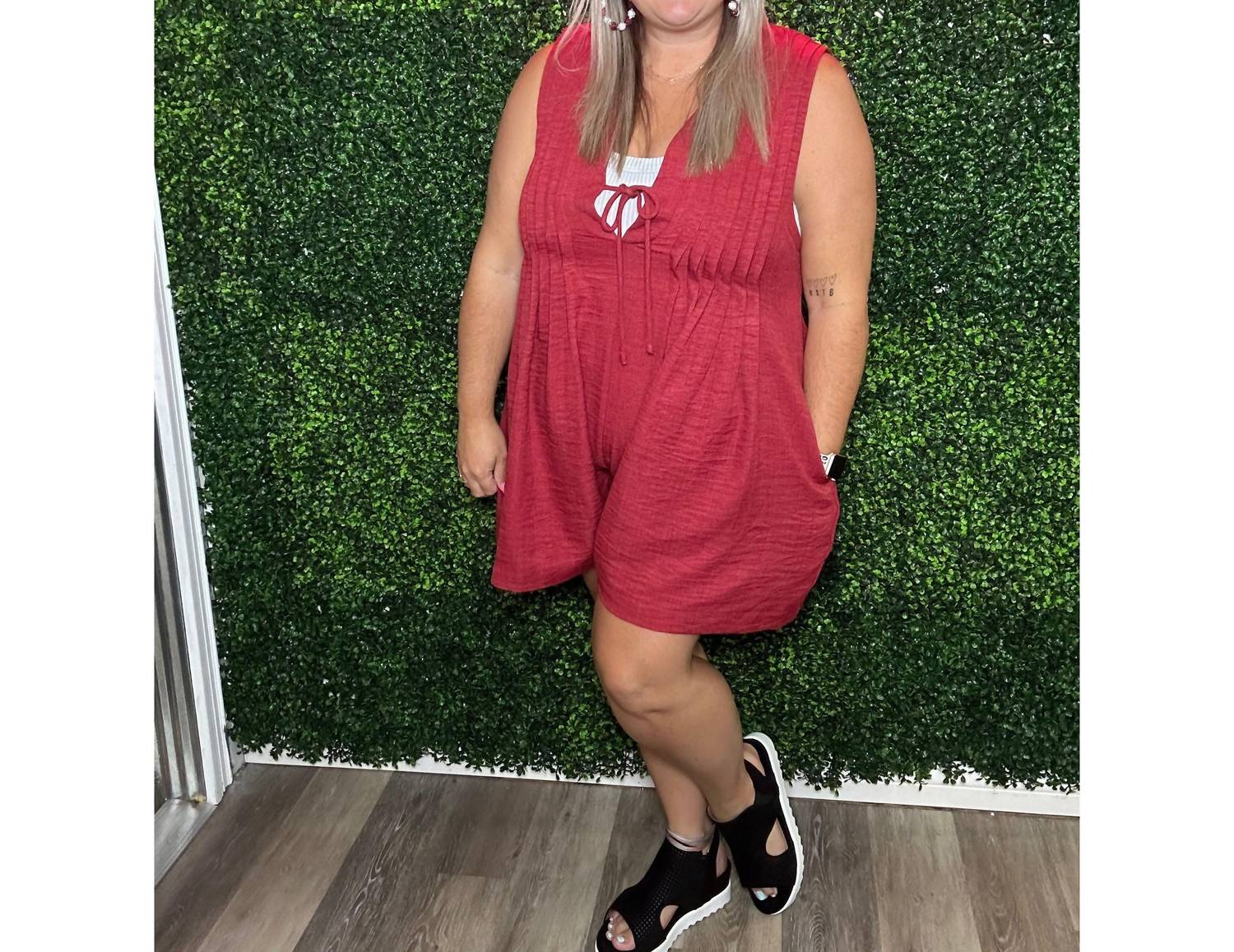 Pixi + Ivy - Emmy Tie Front Romper