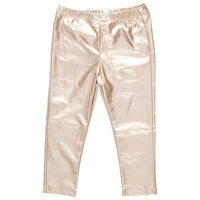 Pink Chicken - Girl's Lame Leggings