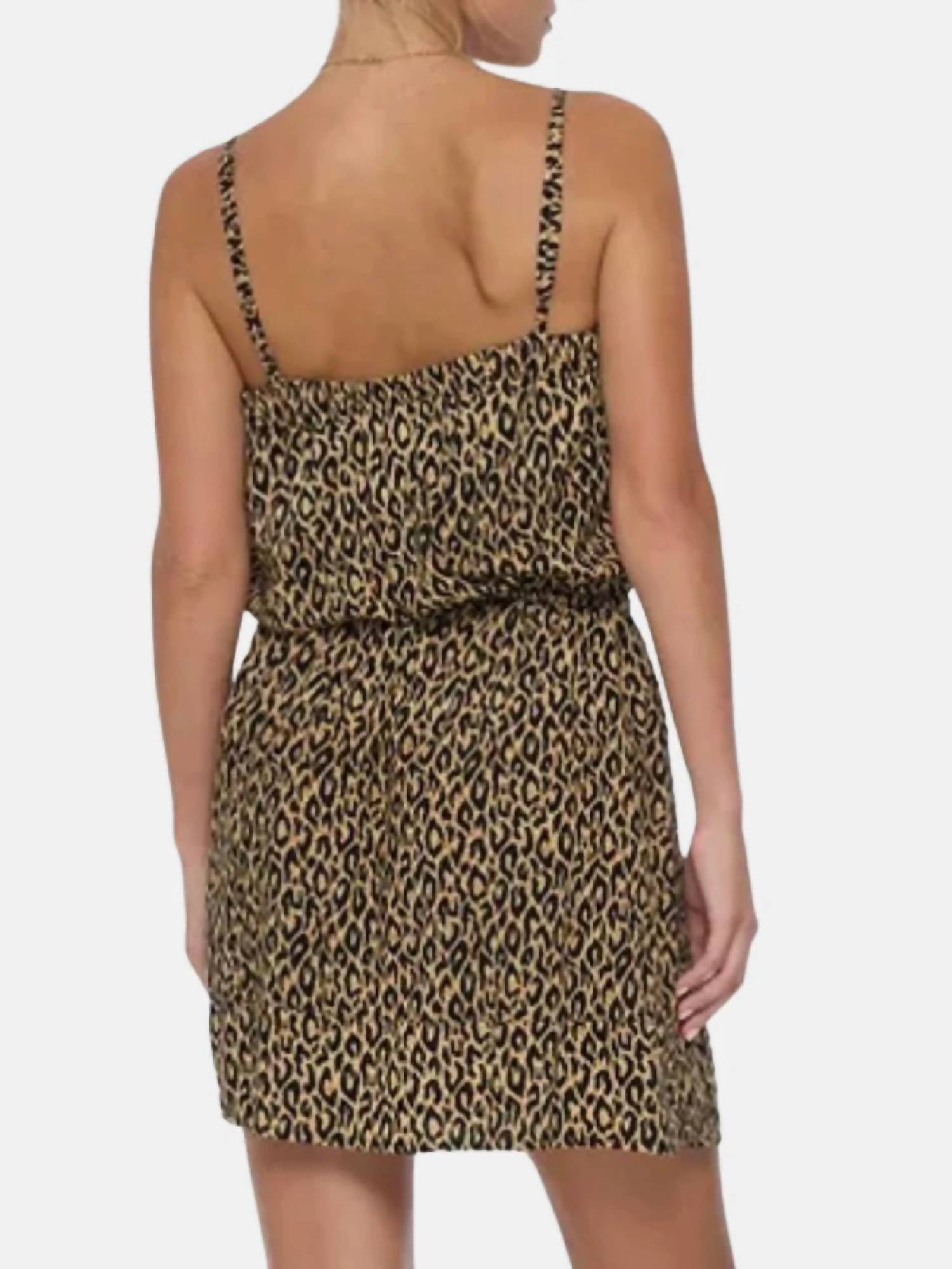 Khush Orlina Short Dress in beige - women's dress - detail view