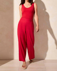 Tribal - Pull On Ankle Pants With Hem Vent