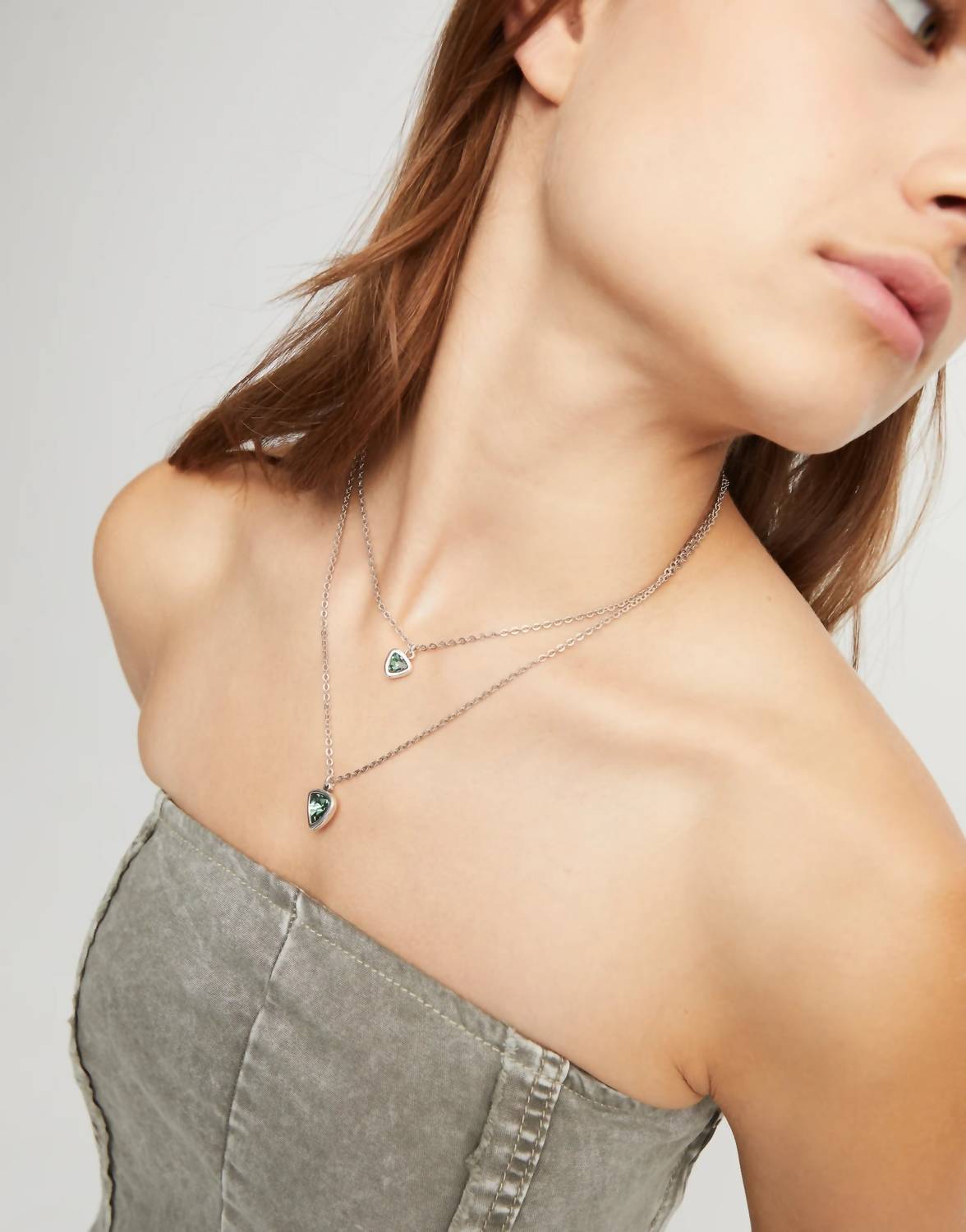 Unode50 - Women's Multi-layer Crystal Pendant Necklace