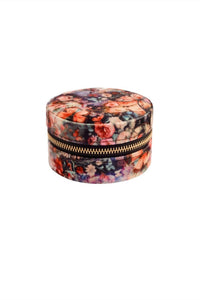 Johnny Was Teyros Velvet Jewelry Box in multi brown - item