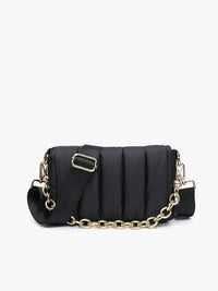 Jen & Co. - Women's Lala Quilted Chain Crossbody Purse