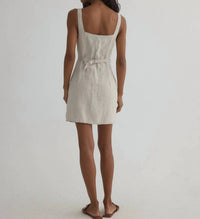 Bella Dahl - Square Neck Button Front Mini Dress