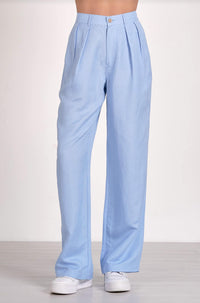 Elan - Pleated Linen Pant