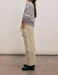 Free People - Moxie Low Slung Pull On Barrel Pants