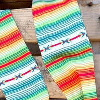 Rowdy Crowd - Women's Good Vibes Long Western Southwestern Cowgirl Scarf