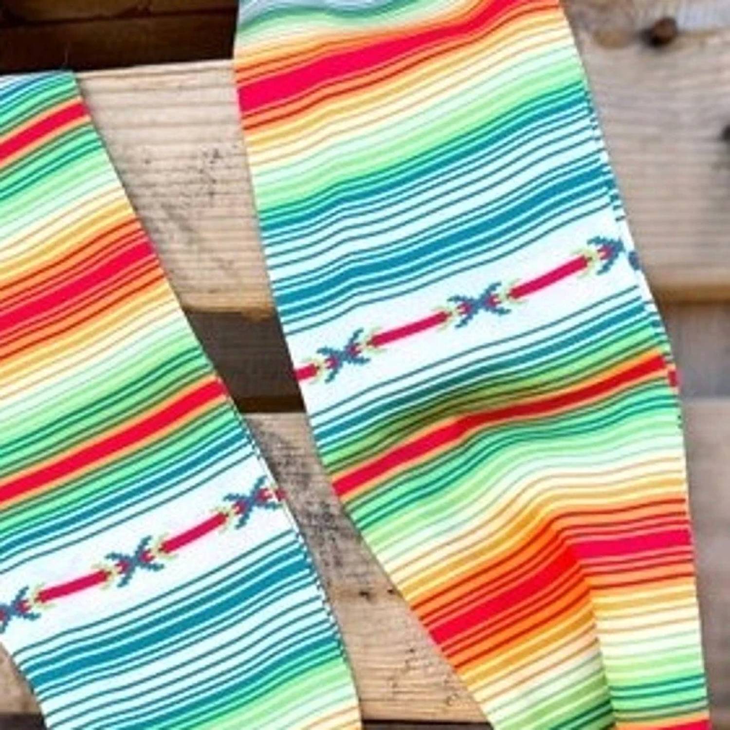 Rowdy Crowd - Women's Good Vibes Long Western Southwestern Cowgirl Scarf