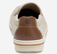 JOHNSTON & MURPHY Men's Bowling Moc Toe Venetian Loafers in beige - men's loafer - view 4