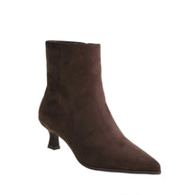 CHINESE LAUNDRY Women's Novalie Kitten Heel Bootie in brown - women's shoe