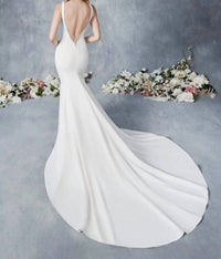 Ella Rosa - Sheath Wedding Dress With Delicate Lace Accents