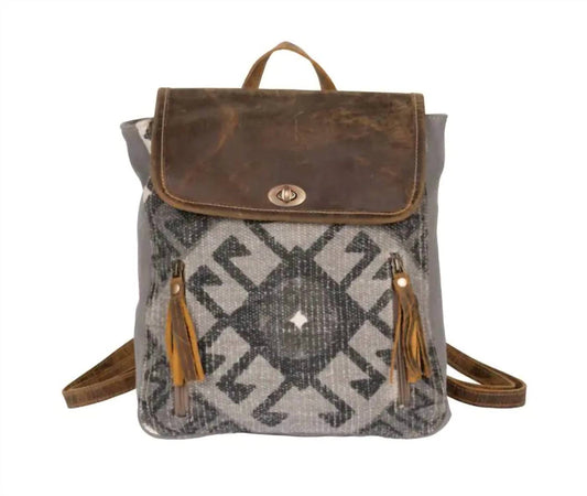 Myra Bags - Women's Felicity Printed Canvas Backpack