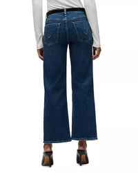 Hudson - Rosie High Rise Wide Leg Ankle Jeans