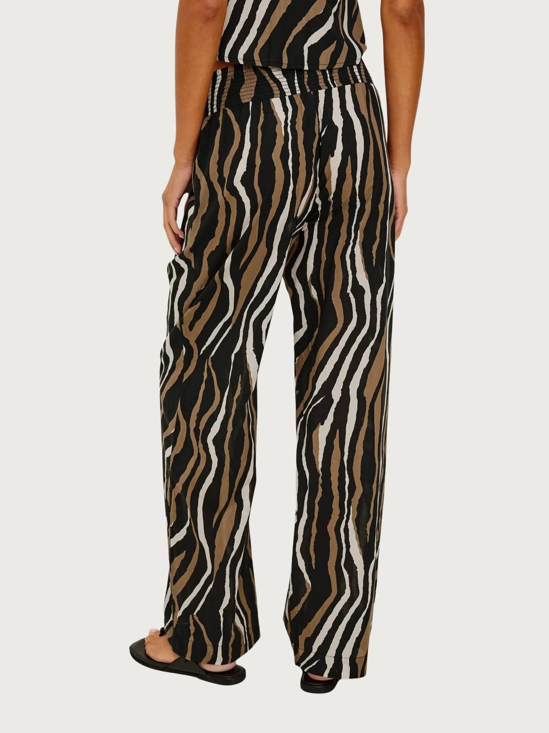 Rails Brendon Wide-leg Pant in canyon stripe - women's pants - detail view