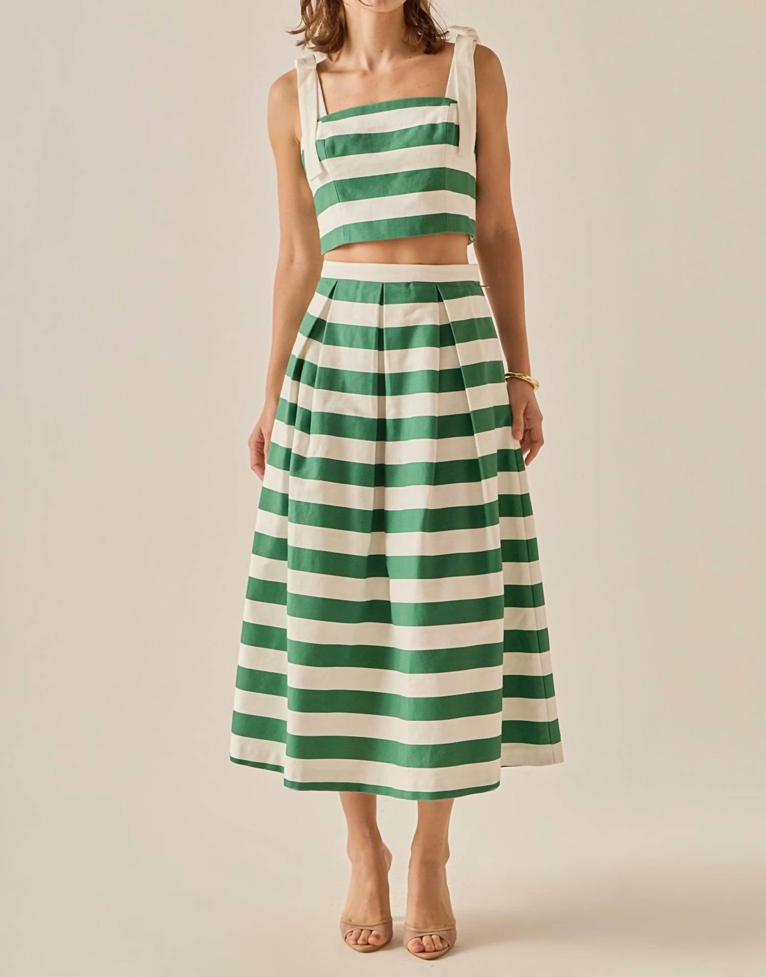English Factory - Bold Stripe Sleeveless Top