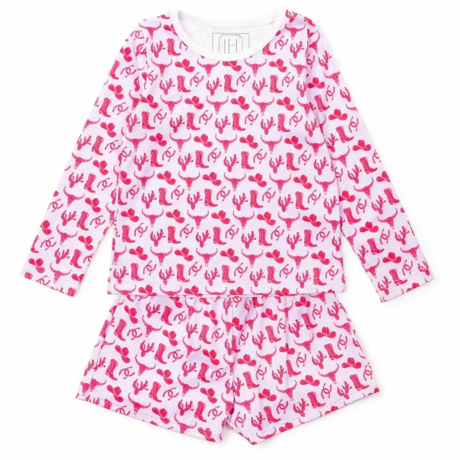 Lila + Hayes - Girl's Sophie Wild West Short Set