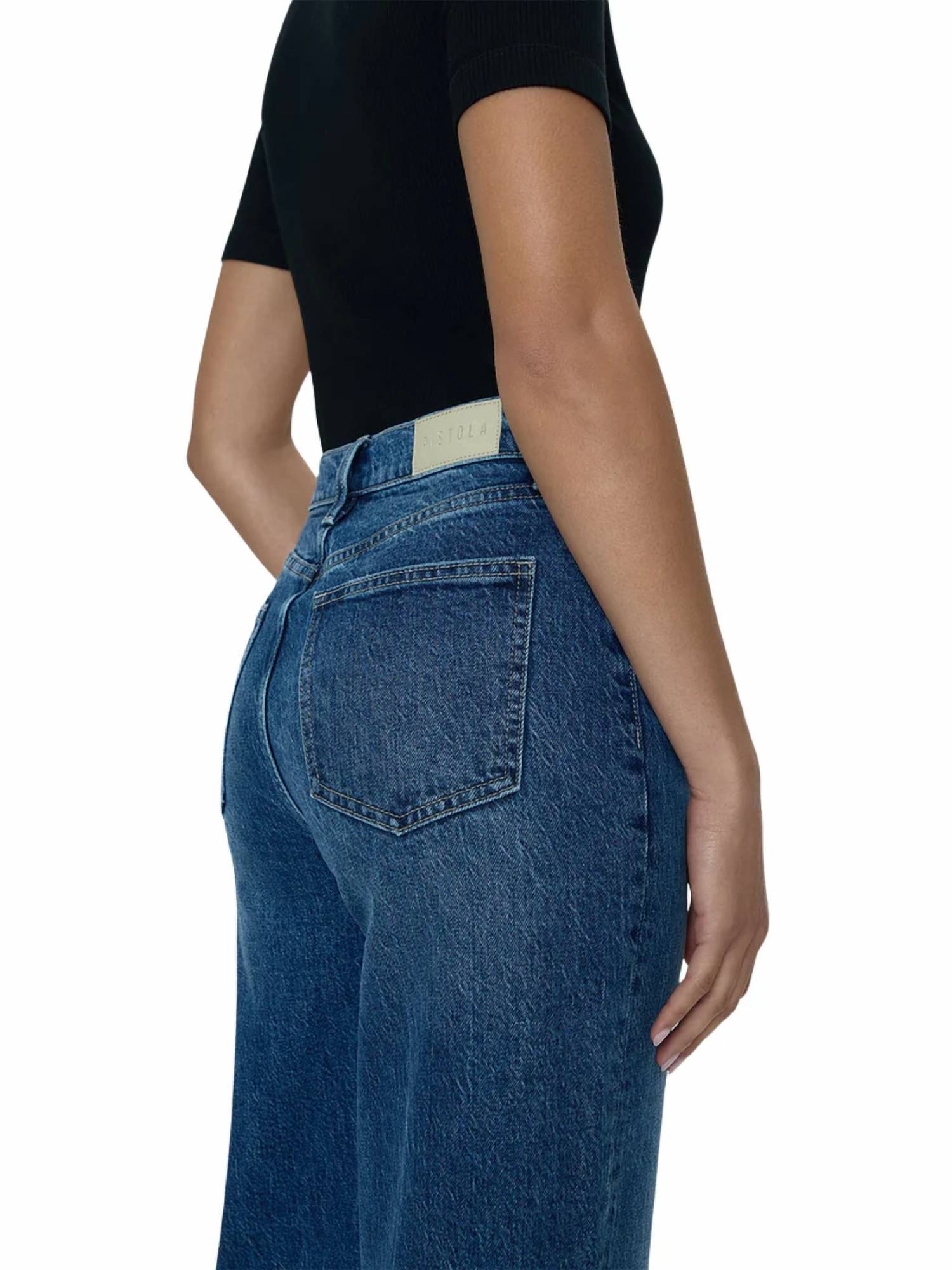 Pistola - Lana Crop Wide Leg Jeans
