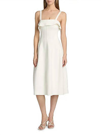Proenza Schouler - Blanca Compact Ruffle Dress