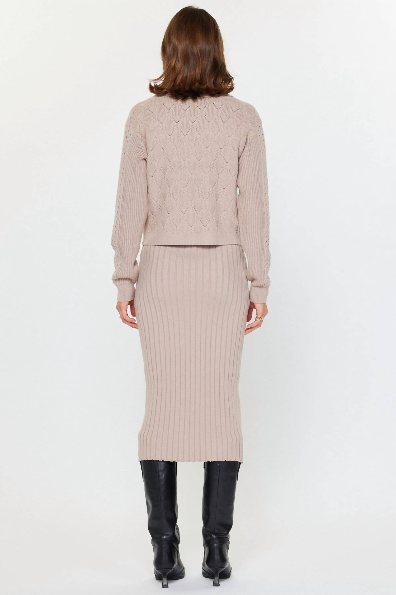 Current Air - Two Fer Sweater Midi Dress