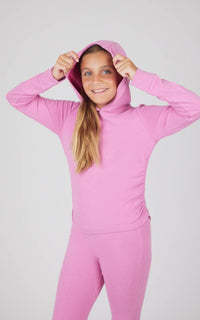 90 Degree By Reflex - Girl's Hoodie And Flare Pant Set