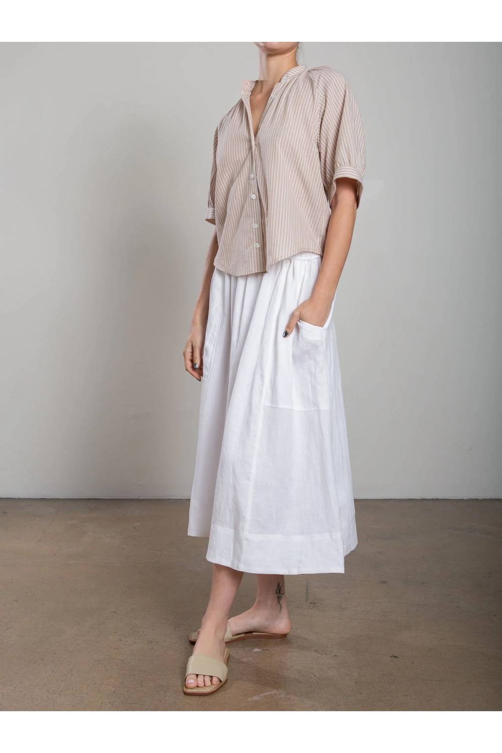 Pharaoh - Carolina Paneled Midi Skirt