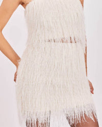 Sadie & Sage - Angel Wings Fringe Skirt
