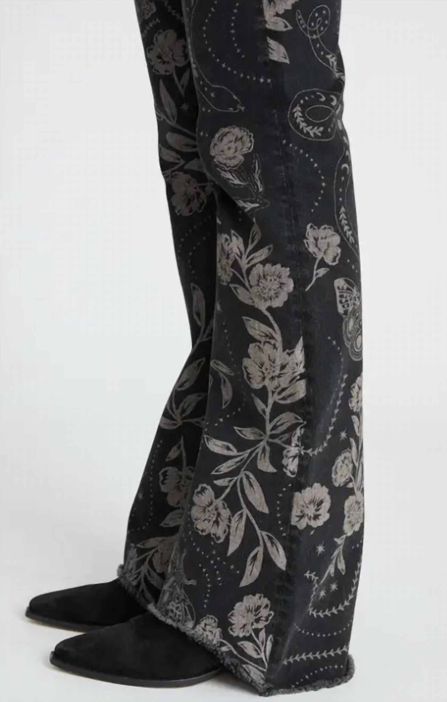 DRIFTWOOD Eva Boot Cut Jeans in phantom hallucination - women's jeans - view 4