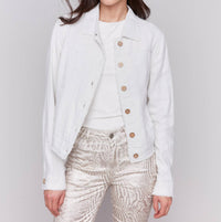 Charlie B - Linen Button Up Jacket
