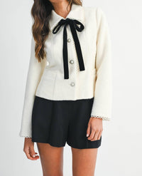 Mable - Pearl Button Down Jacket