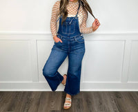 Risen - Dakota Wide Leg Cropped Overalls