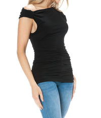 Ariella - Ruched Off Shoulder Top