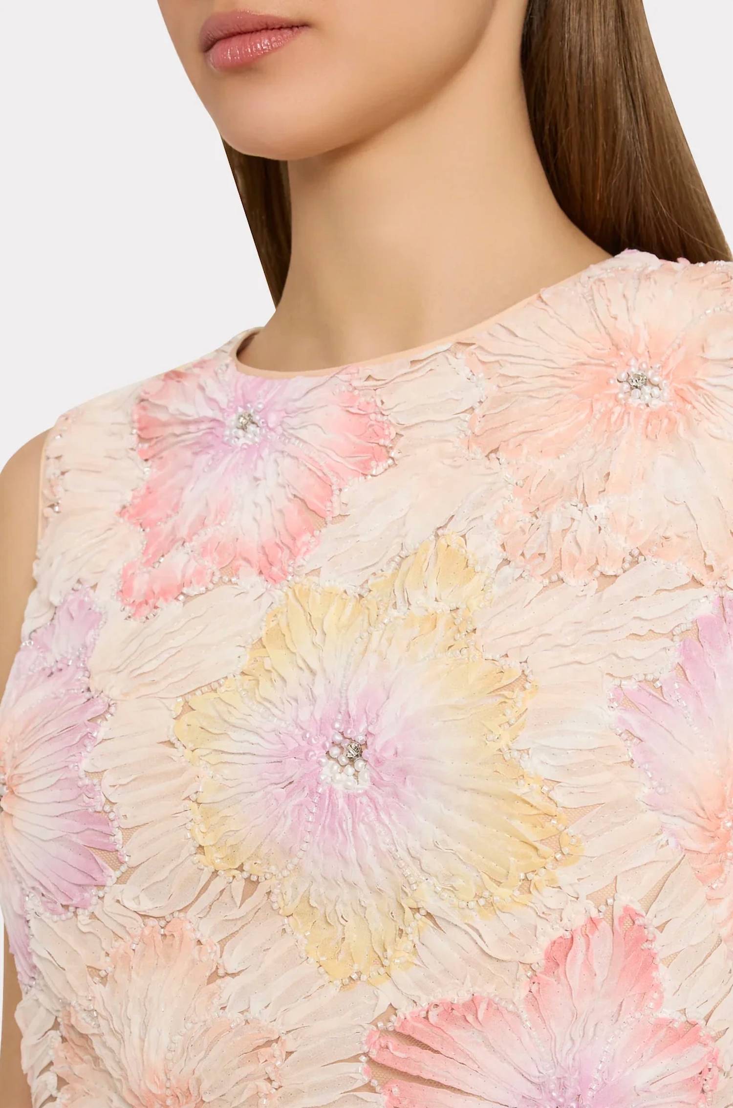 Milly - Ivette Floral Embroidered Dress