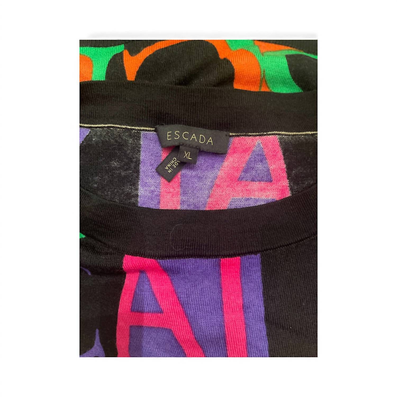 Escada - Authentic Logo Crewneck Short-sleeve Top