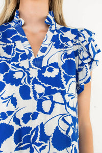 Thml - Flutter Sleeve Print Top