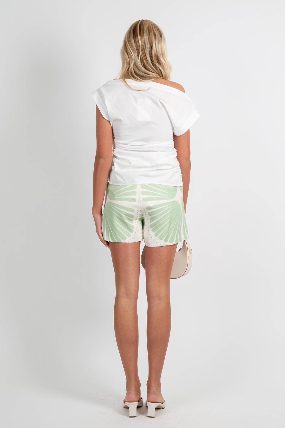 A.L.C. Nara Top in white - women's blouse - alternate view