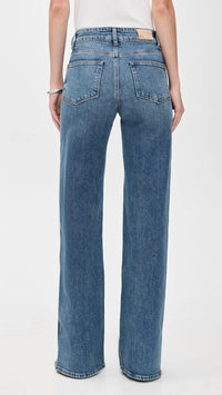 Paige - Sasha 34" Side Seam Snap Jeans