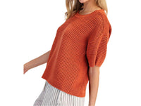 Ee:Some - Textured Short Sleeve Sweater